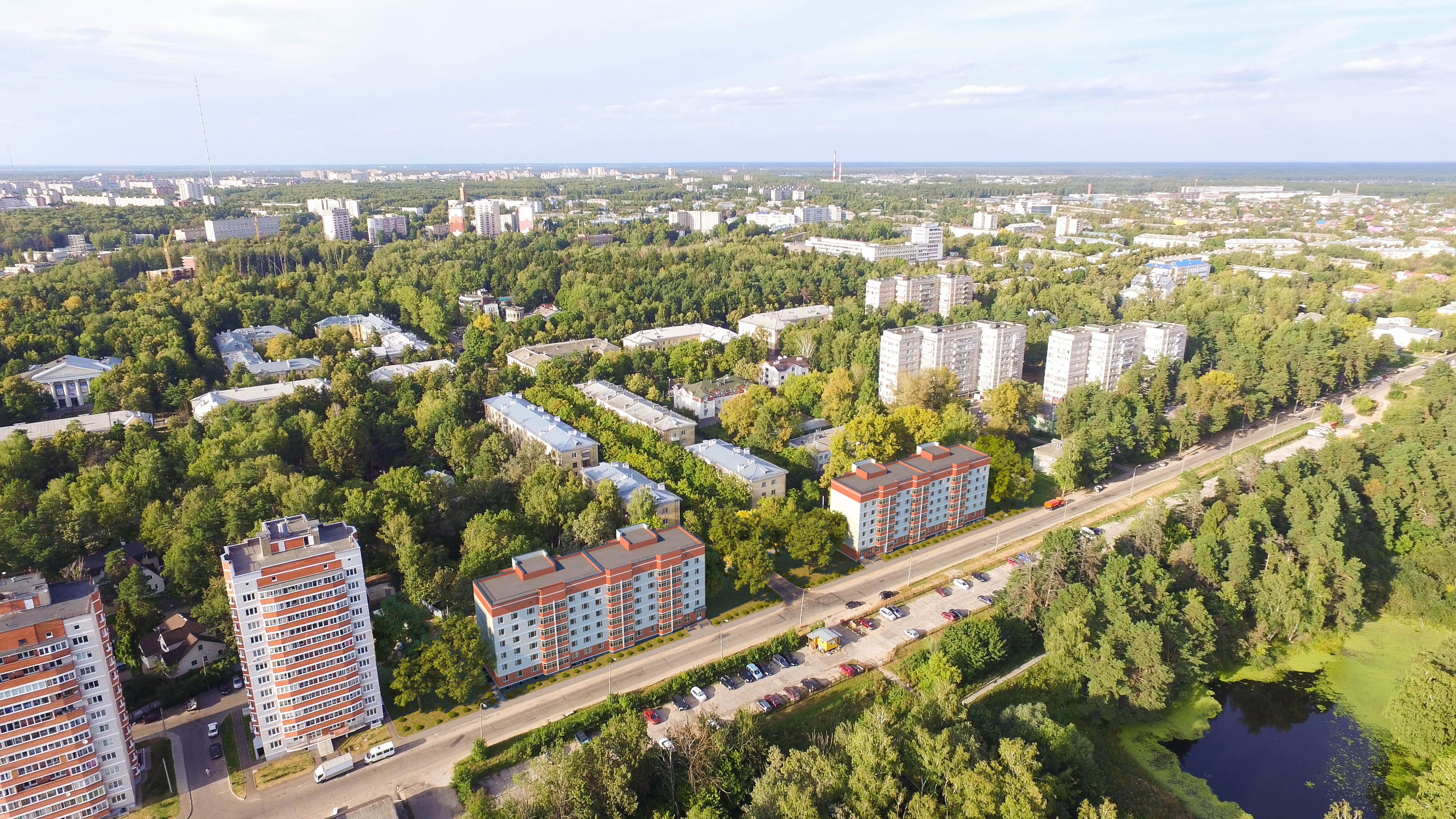 Дом обнинского. Обнинск. Обнинск с высоты. Зайцево Обнинск. Вид на новостройки Обнинска.