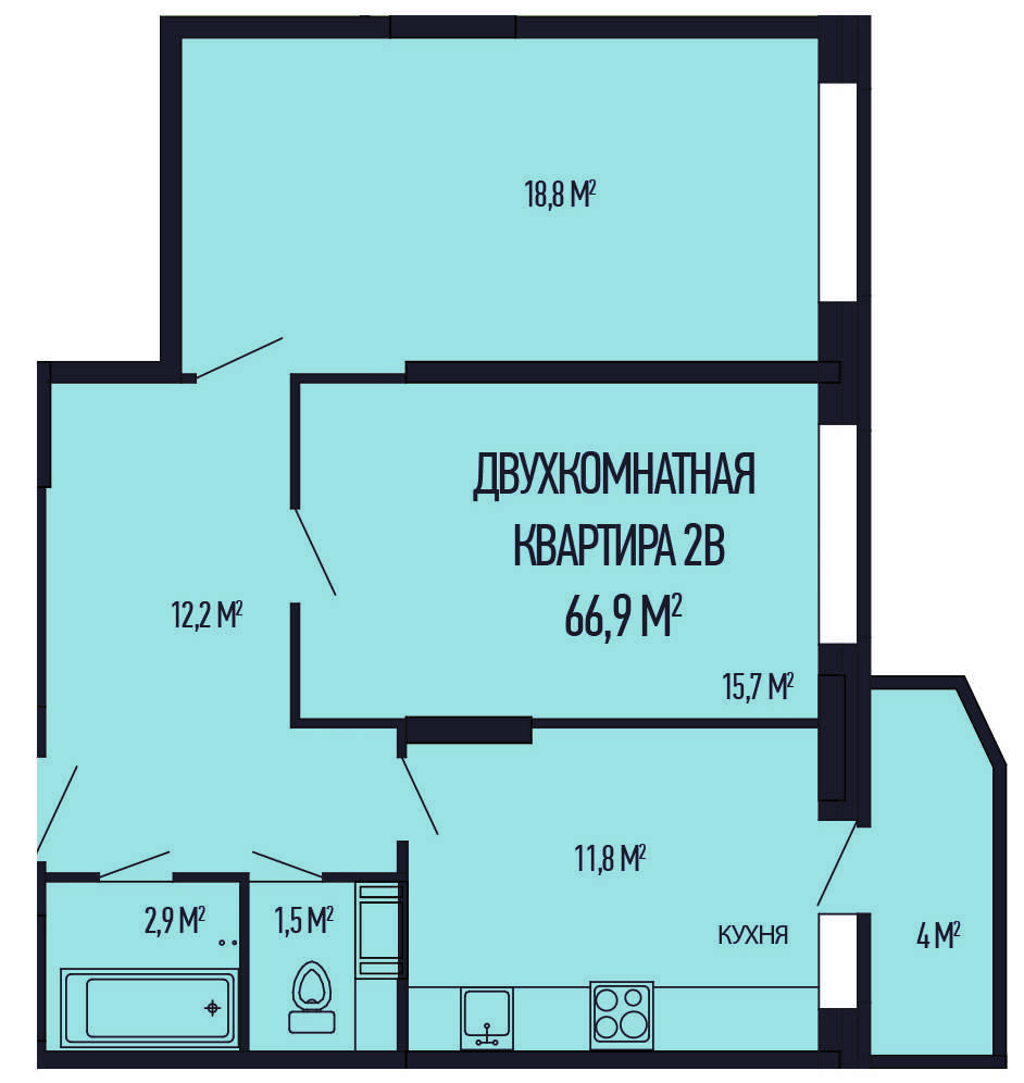 Новые 1,2 и 3-х комнатные квартиры в доме №5 (ул. Ленина д. 207)